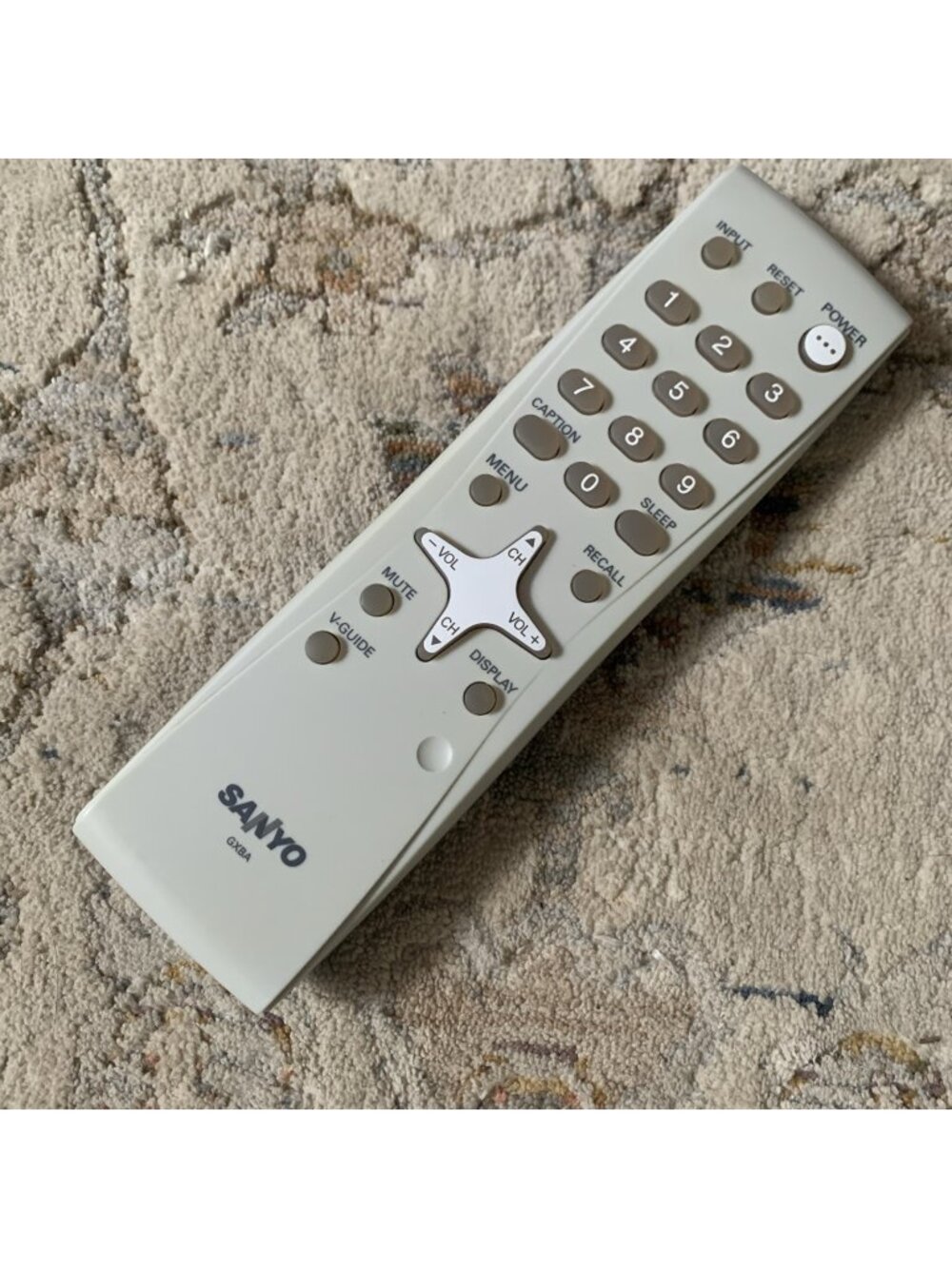 Sanyo GXBA TV Original Remote Control Television